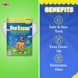 Absorbent Pee Tissues by PawsIndia -  PRE-ORDER