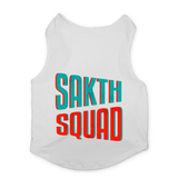 PawsIndia Sleeveless Printed Dog T-Shirt - Sakht Squad