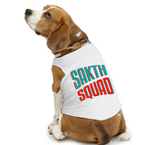 PawsIndia Sleeveless Printed Dog T-Shirt - Sakht Squad