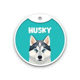 Customized Dog Id Tag - Siberian Husky