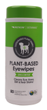 Petkin Plant Based Eye Wipes, 80 wipes