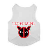 PawsIndia Sleeveless Printed Dog T-Shirt - Drool-Pool