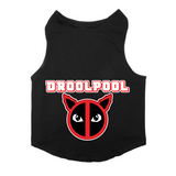 PawsIndia Sleeveless Printed Dog T-Shirt - Drool-Pool