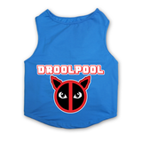 PawsIndia Sleeveless Printed Dog T-Shirt - Drool-Pool