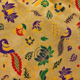 Pawsindia Traditional Paithani Design Kurta For Cats - Navy Blue
