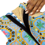 PawsIndia Traditional Desi Diva – Lehenga Choli Set For Dogs - Sky Blue| Ethnic Festive Wear