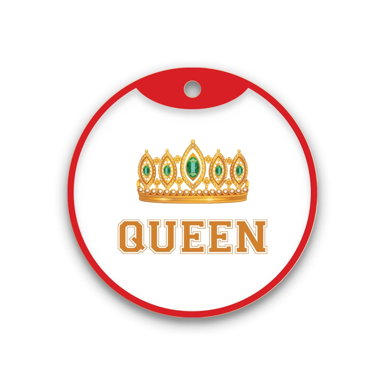 Customized Pet Id Tag - Queen