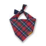 Pets Way Dog Bandana - X mas Tartan