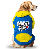 PawsIndia Dual Pattern Dog & Cat Hoodie - Daddy's Girl