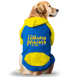 PawsIndia Dual Pattern Dog & Cat Hoodie - Hakuna Matata