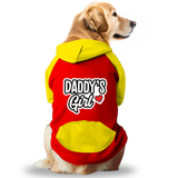 PawsIndia Dual Pattern Dog & Cat Hoodie - Daddy's Girl