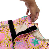 Pawsindia Traditional Nawabi Pink Embroidered Kurta for Dogs | Ethnic Festive Wear