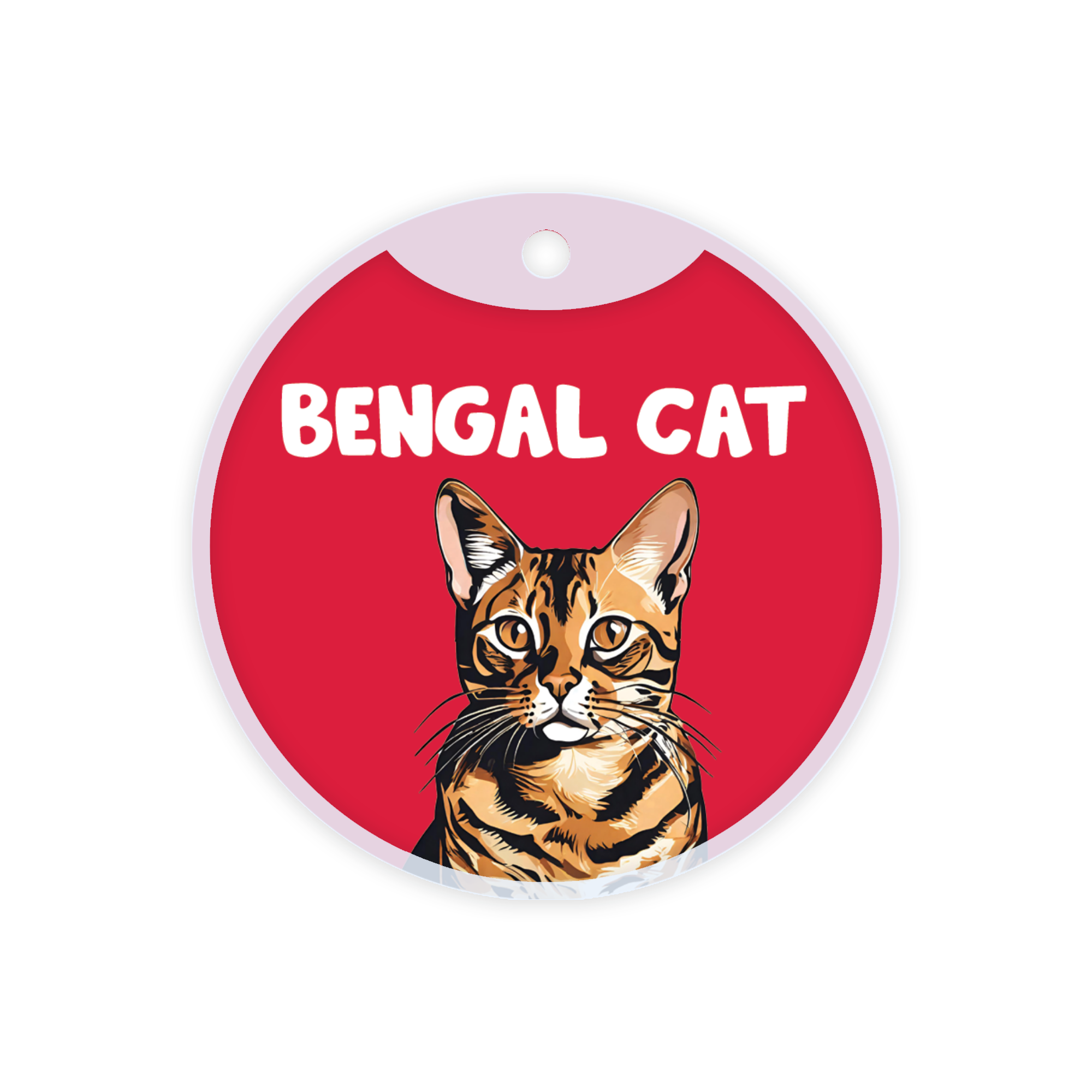 Customized Cat Id Tags -  Bengal