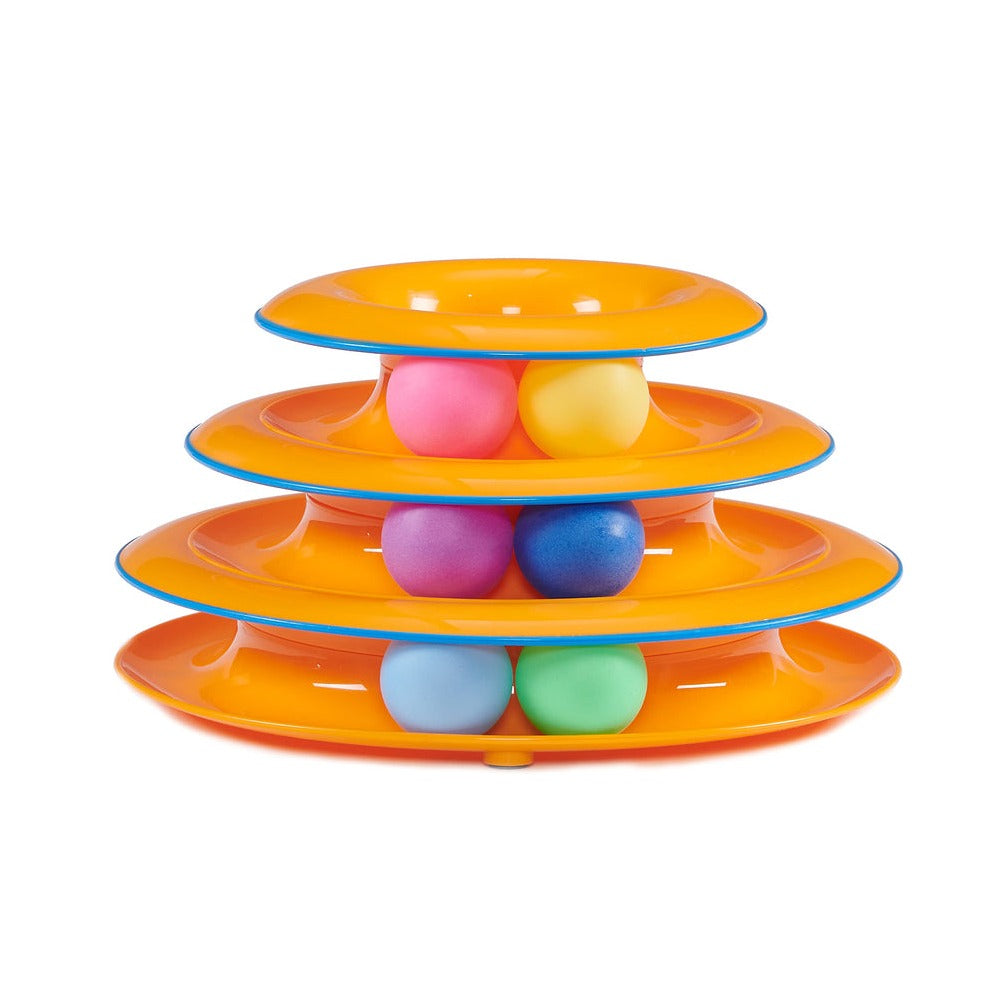 Petstages - Tower Of Track, Three Level Active Cat Toy (14 X 17 cm)