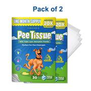 Absorbent Pee Tissues by PawsIndia - Pack 2
