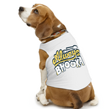 PawsIndia Sleeveless Printed Dog T-Shirt - Always Bhooka