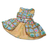 PawsIndia Traditional Desi Diva – Lehenga Choli Set For Dogs - Sky Blue| Ethnic Festive Wear