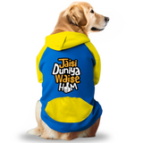 PawsIndia Dual Pattern Dog Hoodie - Jaisi Duniya Vaise Hum