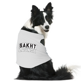 PawsIndia Sleeveless Printed Dog T-Shirt - Sakht Launda