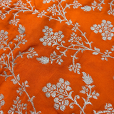 Pawsindia Traditional  Royal Zari Kurta For Dogs - Orange