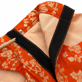 Pawsindia Traditional  Royal Zari Kurta For Cats - Orange