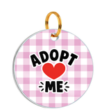 Customized Pet Id Tag - Adopt Me