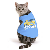 PawsIndia Sleeveless Printed Cat T-Shirt - Always Bhooka