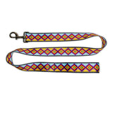 Pawsindia Colorful Aztec Nylon Leash for Dogs with a Padded Handle