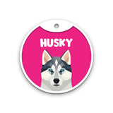 Customized Dog Id Tag - Siberian Husky