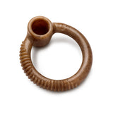 Benebone Ring Bone Durable Dog Chew Toy for Aggressive Chewers, Real Bacon