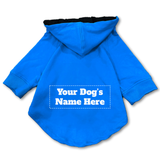 Paws Basic Customized Dog Hoodie - Blue