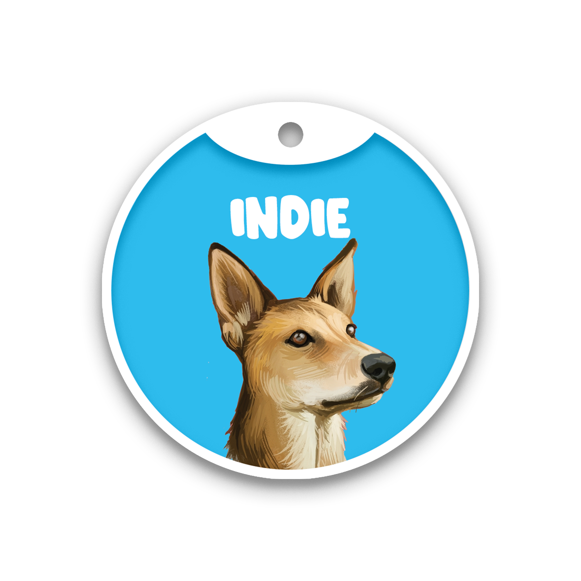 Customized Dog Id Tags - Indie