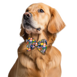 Pawsindia Garden Bloom Pattern Bow Tie