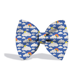 Pawsindia Sky Rainbows Pattern Bow Tie