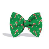 Pawsindia Christmas Candy Cane Pattern Bow Tie