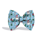 Pawsindia Christmas Santa Reindeer Pattern Bow Tie