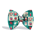 Pawsindia Christmas Vibes Pattern Bow Tie