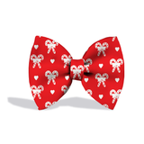 Pawsindia Christmas Holly Berry Pattern Bow Tie