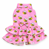 PawsIndia Bumble Bee Summer Dress For Pets - Pink