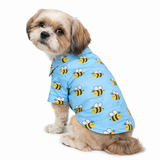 PawsIndia Bumble Bee Summer Shirt For Pets - Blue