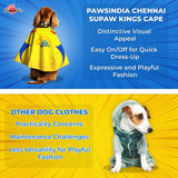 Pawsindia IPL Edition - Chennai Supaw Kings Dog Cape