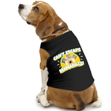 PawsIndia Sleeveless Printed Dog T-Shirt - Can't Escape Mamarazzi