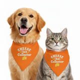 PawsIndia Pet Bandana - Cheese Tax Collector