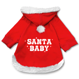 PawsIndia Christmas Dog & Cat Hoodie - Santa Baby 🎄🐾