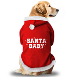 PawsIndia Christmas Dog & Cat Hoodie - Santa Baby 🎄🐾