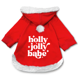 PawsIndia Christmas Dog Hoodie - Holly Jolly Babe 🎄