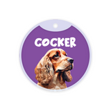 Customized Dog Id Tag - Cocker Spaniel