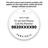 Customized Pet Id Tag - Indian Jersey