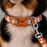 PawsIndia Cute Pups Printed Collar for Dogs & Cats