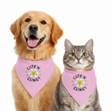 PawsIndia Pet Bandana - Cute'n Clingly - Pink